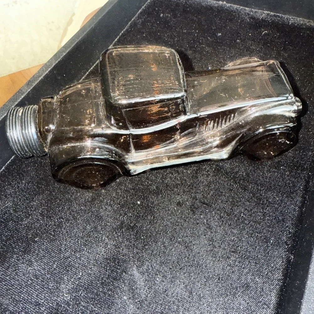1978 Avon Sterling‎ Six Deep Woods Aftershave Car Bottle Silver Empty 4884